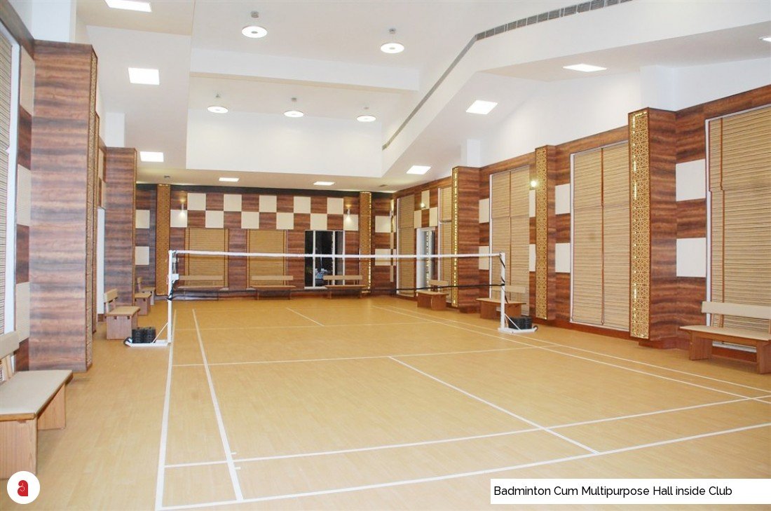 Badminton Cum Multipurpose Hall inside Club